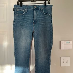 Madewell Raw Hem jeans